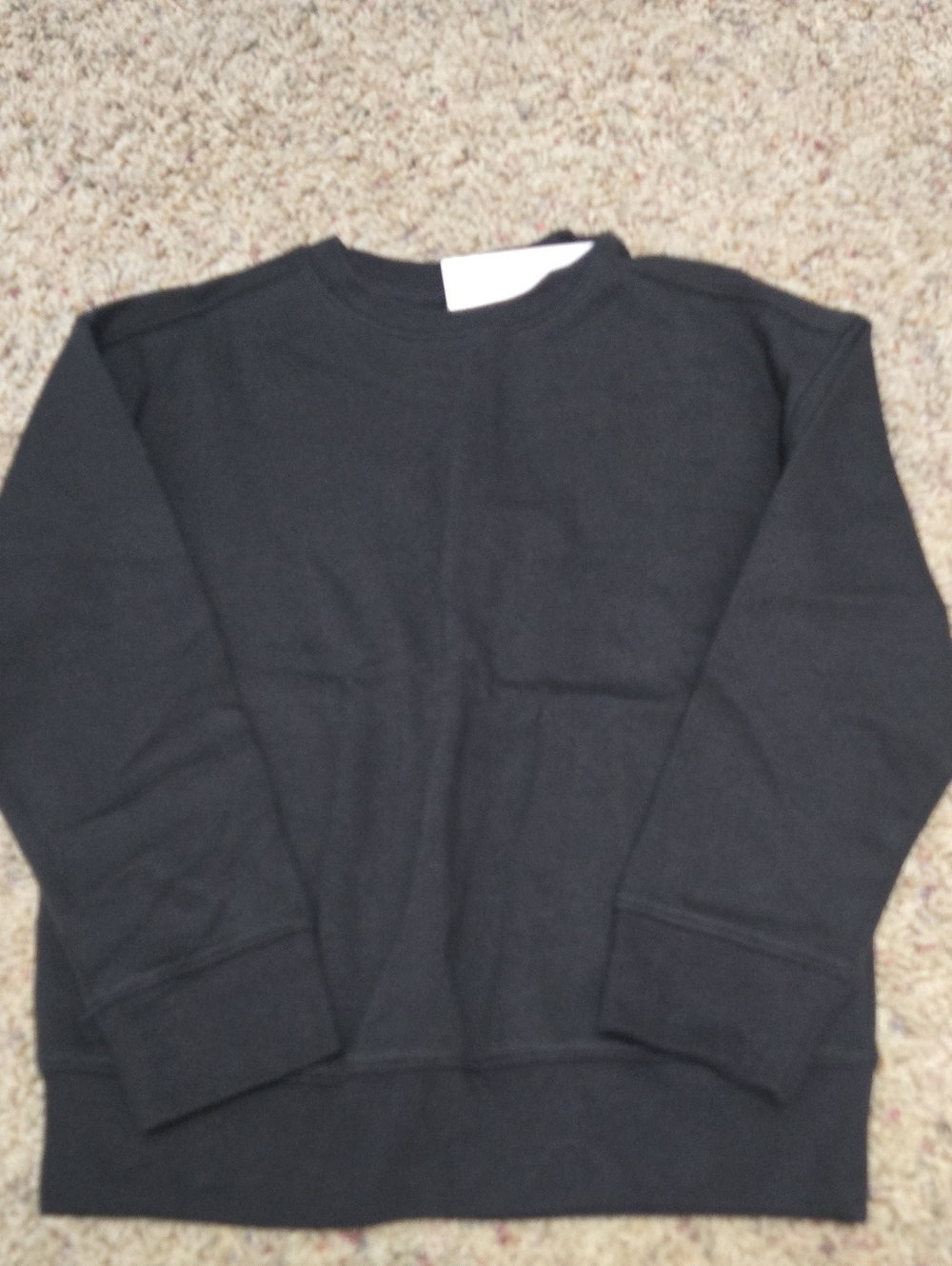 Athletic Works Black Crewneck Sweatshirt for Kids